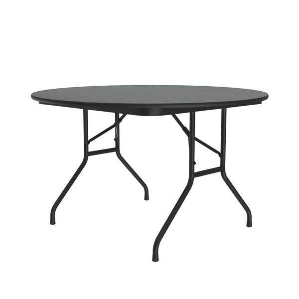 CF HPL Folding Tables 48" Round Montana Granite